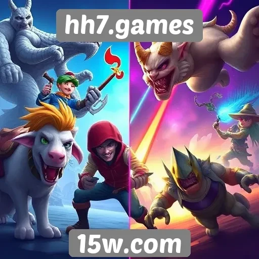 Comparativo de jogos populares na plataforma hh7.games